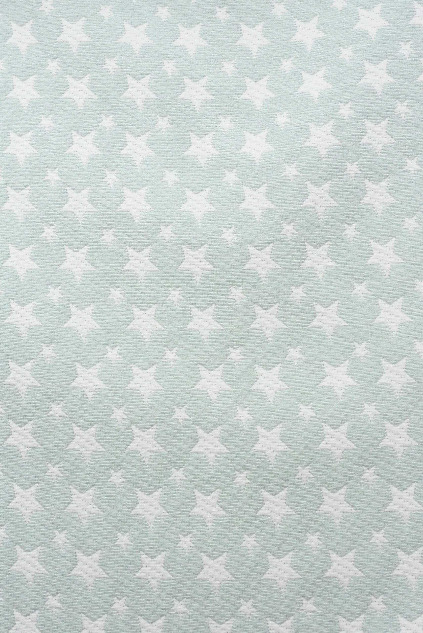 Tejido Jacquard Acolchado Verde Estrella Reversible