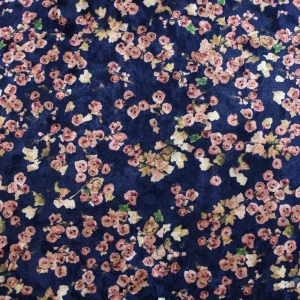 Tejido Terciopelo Florecita