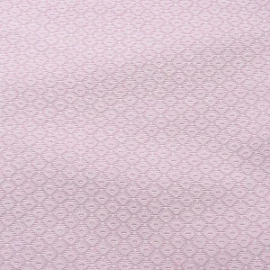 Tejido Jacquard Acolchado Mini Dibujo Rosa