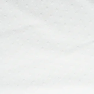 Tejido Jacquard Acolchado Mini Lunares Blancos