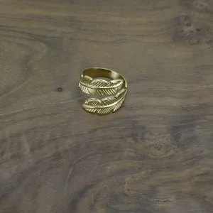 Anillo Acero Pluma