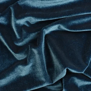 Tejido Terciopelo Verde Petróleo