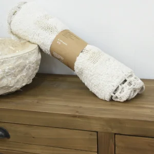 Alfombra Crochet Blanca