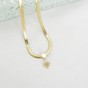 Colgante Acero Estrella Brillo