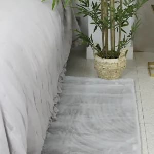 Alfombra Pelo Gris