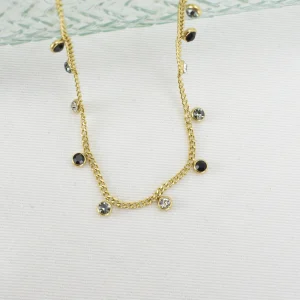 Colgante Acero Cristales