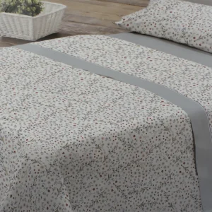 Sábana Coralina Flores Azul