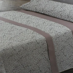 Sábana Coralina Flores Rosa