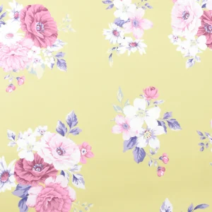 Tejido Fiesta Amarillo Flor