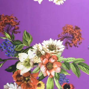 Tejido Fiesta  Morado Flor
