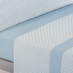 Sábana Coralina Círculo Azul