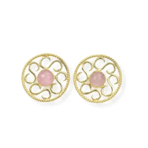 Pendiente Constelación Rosa Palo