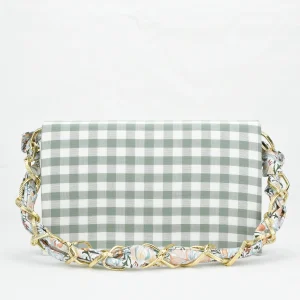 Cartera Dalí Vichy Verde Agua