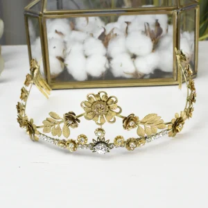 Tiara Flor Dorada