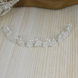 Tiara Flor Transparente