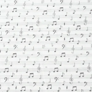 Tejido Popelín Pentagrama