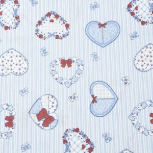 Tejido Popelín Corazones