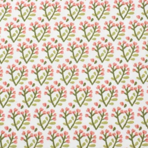 Tejido Popelín Plantas  y Flores