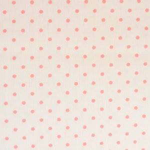 Tejido Piqué Lunares Coral