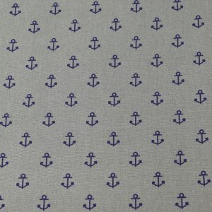 Tejido Popelín ancla Verde