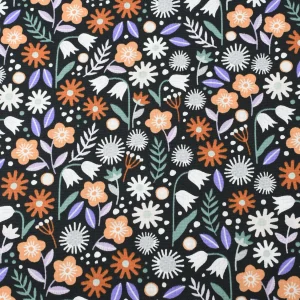 Tejido Popelín Flores Nº 14