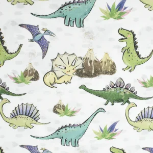Tejido Popelín Dinosaurios Nº1