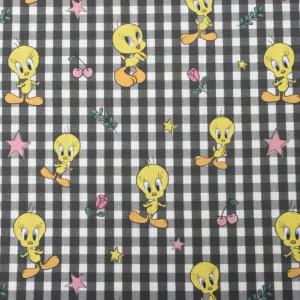 Tejido Popelín Piolín Azul Marino