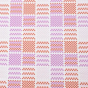 Tejido Popelín Cuadros Colorist Rojo