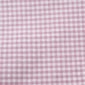 Tejido Loneta Cuadros Vichy Mini Rosa