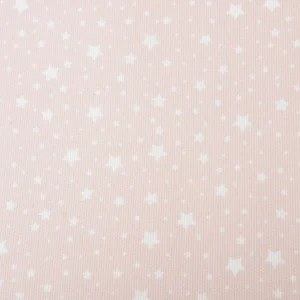 Tejido Piqué Rosa Estrellas