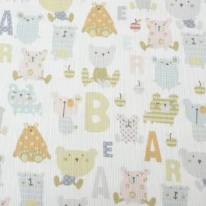 Tejido Piqué Abecedario Animal