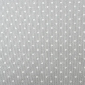 Tejido Piqué Gris Lunares