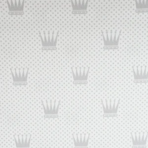 Tejido Piqué Coronas Grises