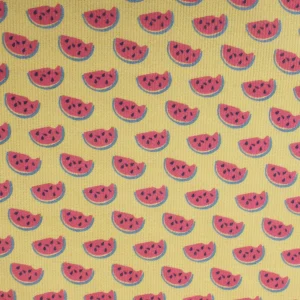 Tejido Piqué Sandias