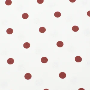 Tejido Popelín Lunares Rojos