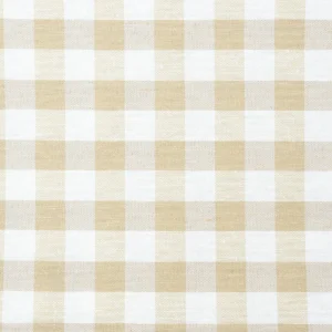 Tejido Loneta Cuadros Vichy Medium Beige