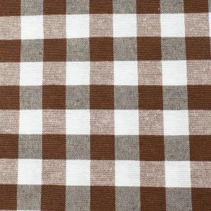 Tejido Loneta Cuadros Vichy Medium Marrón
