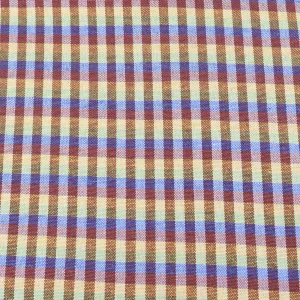 Tejido Loneta Cuadros Multicolor