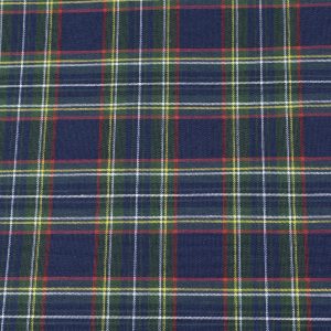 Tejido Loneta Cuadros Escoceses Azul Nº4
