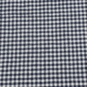 Tejido Paño Cuadro Vichy Mini Negros