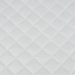 Tejido Polipiel Acolchado Gris