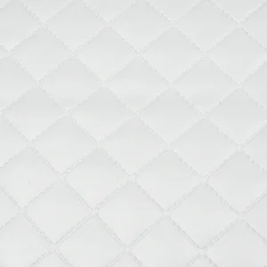 Tejido Polipiel Acolchado Gris Perla