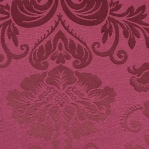 Tejido Resinado Barroco Burdeos