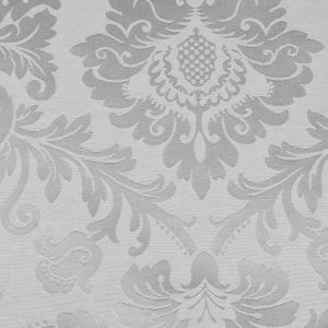 Tejido Resinado Barroco Plateado