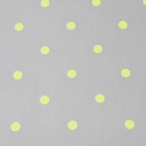 Tejido Resinado Lunares Amarillo