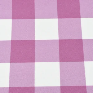 Tejido Panamá Cuadros Vichy Grande Buganvilla