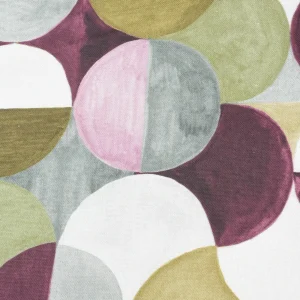 Tejido Panamá Retro Burdeos