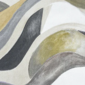 Tejido Panamá Paisaje Retro Camel