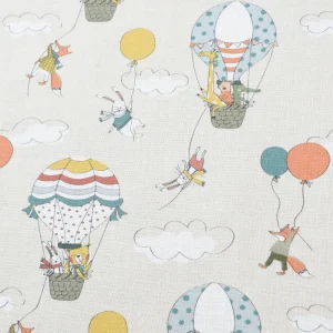 Tejido Popelín Globos Animales