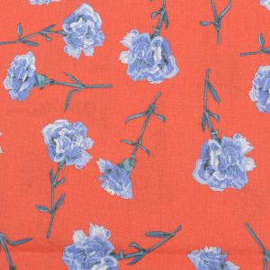 Tejido Popelín Animales Azul